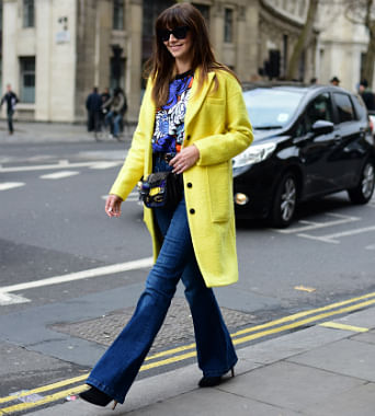 london fashion week street style BLUE 7